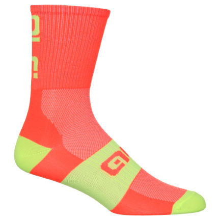 ALE Air Light High Cuff Socks - Orange and Yellow