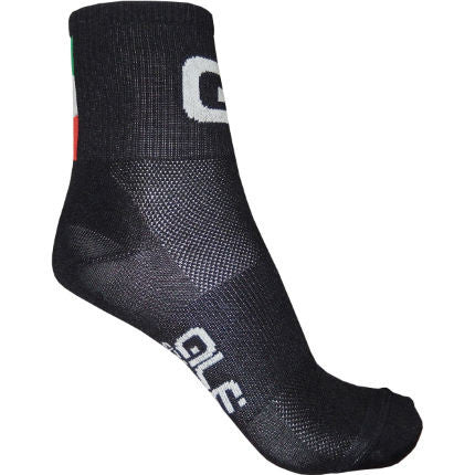 ALE Q-Skin Medium Cuff Socks - Black