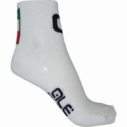 ALE Q-Skin High Cuff Socks - White