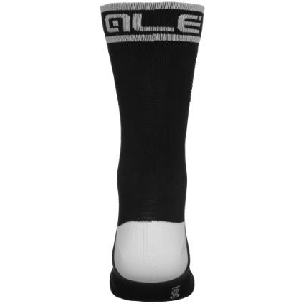 ALE H-Comb Power High Cuff Socks - Black and White
