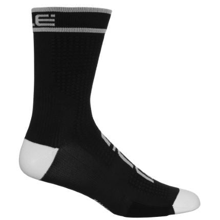 ALE H-Comb Power High Cuff Socks - Black and White