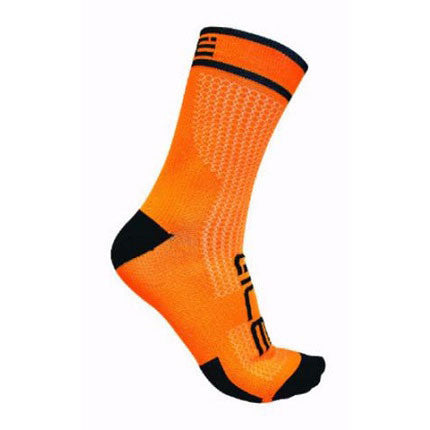 ALE H-Comb Power High Cuff Socks - Orange and Black