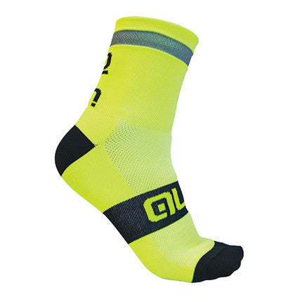 ALE Reflex Socks with Reflective Detail - Yellow and Black