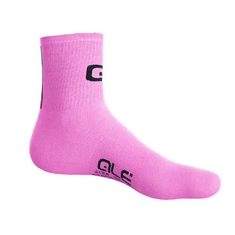 ALE Q-Skin Medium Cuff Socks - Pink