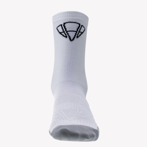 DIAMANTE SOCKS WHITE BLACK-LOW