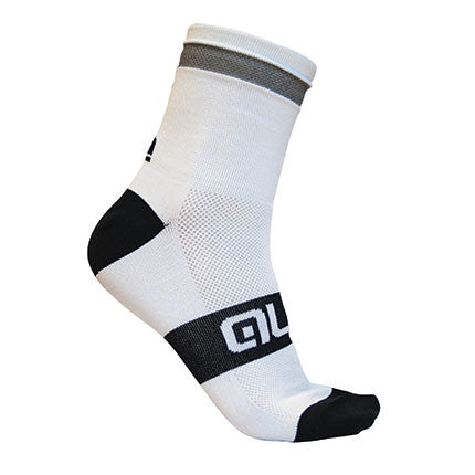 ALE Reflex Socks with Reflective Detail - White and Black