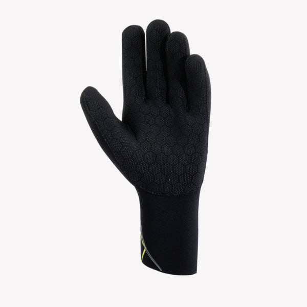 DIAMANTE WINTER NEOPRENE GLOVES - BLACK RED